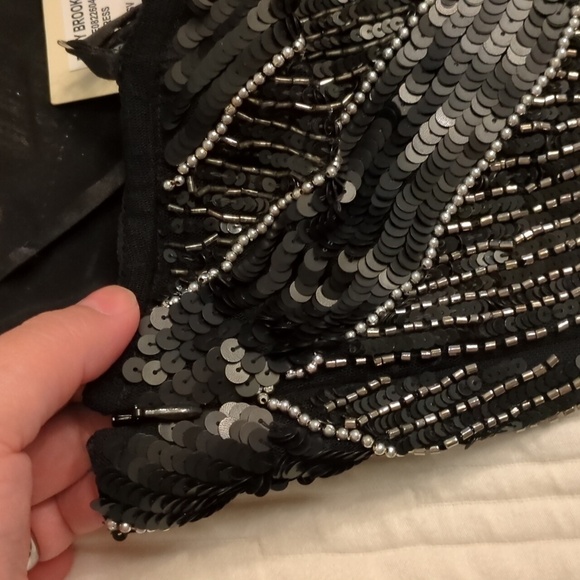 Rammi Brooke Daisy Beaded Embellished Cocktail Party Concert Festival Mini dress - Picture 12 of 15